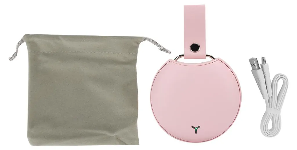 Mini chauffe-mains USB rose température constante 50°C pour femme