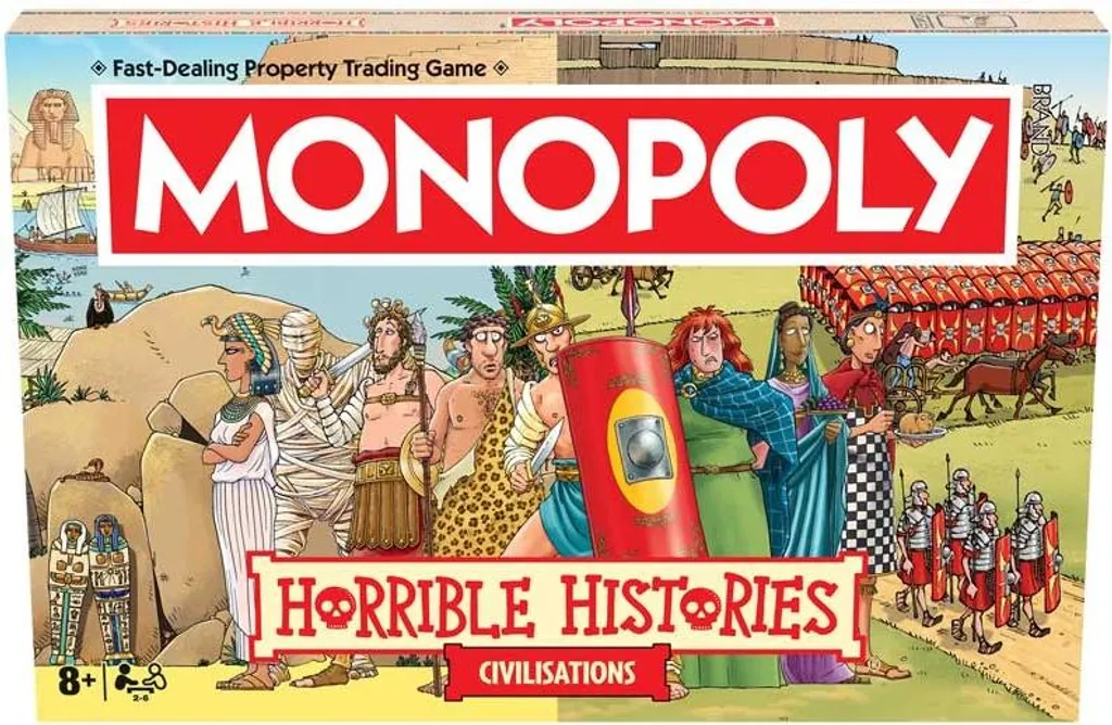 Monopoly Horrible Histories Ancient Civilisations pour Apprendre