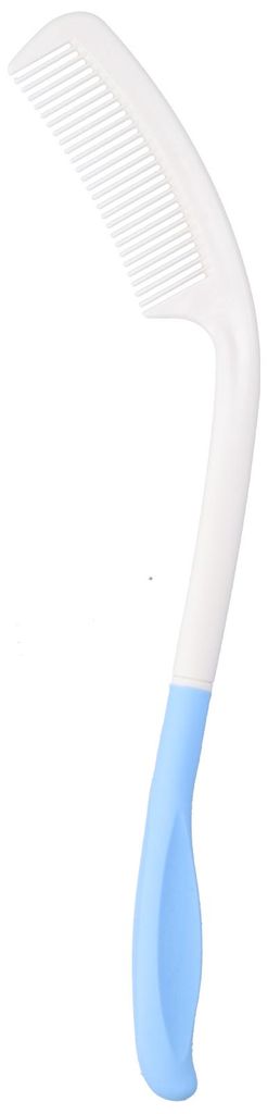Kamm mit langem Griff, ergonomisch geformte, gebogene Griffe šC Kamm für ältere Menschen und Menschen mit Handbehinderung