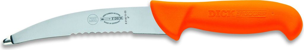 Dick Aufbrechmesser, 15 cm, silber/orange, ERGO Produktbild 