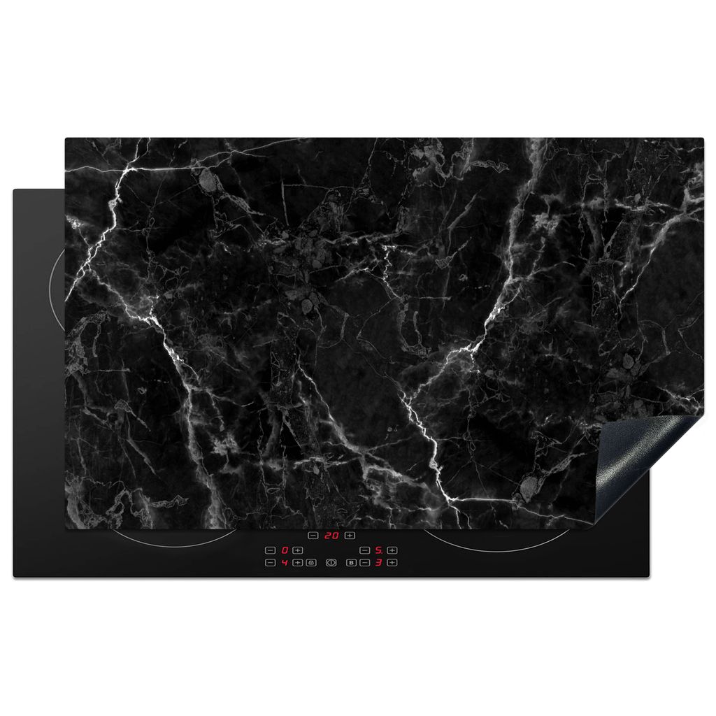 KitchenYeah Herdabdeckplatte marmor-eb-bu55ylwzuon3udti-v2 , 83x51cm, Küche Deko, Glaskeramikkochfeld Herdabdeckung, Abdeckplatte fùr Kochfeld