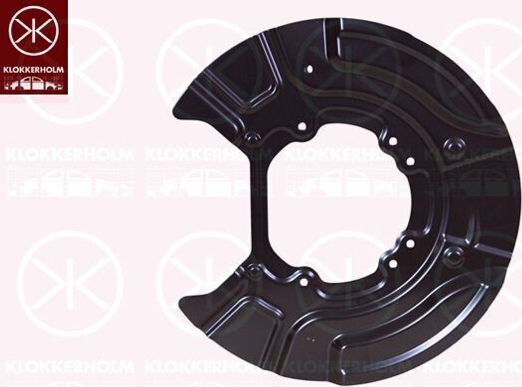KLOKKERHOLM Spritzblech Bremsscheibe für BMW X3 (F25) Hinten 0094870 Ankerblech