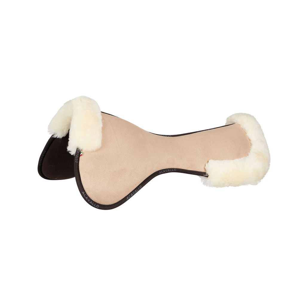 Acavallo CC Memory Foam Half Pad mit Lammfell