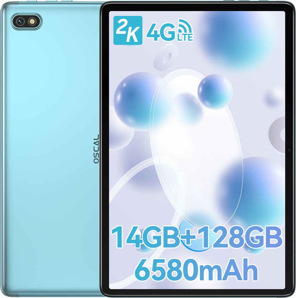 OSCAL 10.1" Pad10, 14GB RAM+128GB ROM(1TB expandable), Dual Image du produit 
