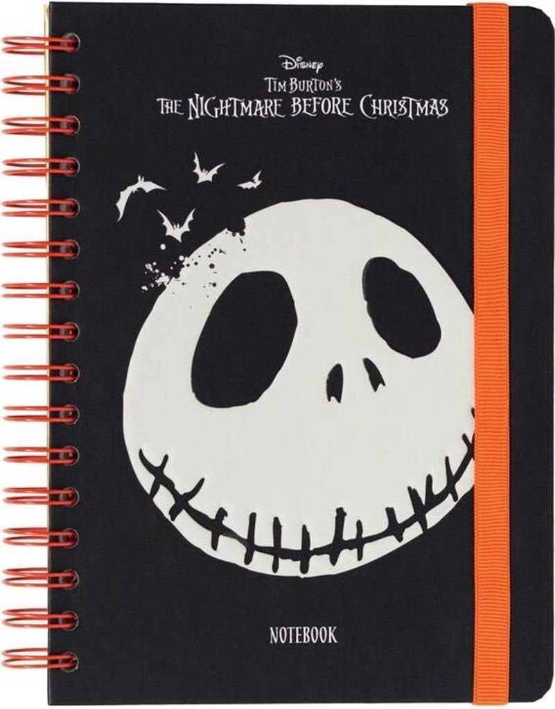 Nightmare Before Christmas A5-Notizbuch mit linierten Seiten