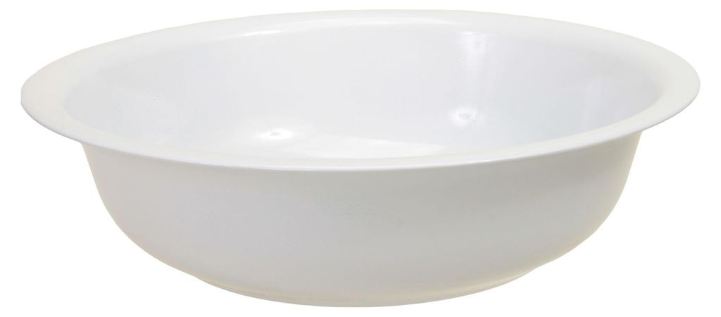 Schale Metall weiß div. Gr. Ø22-52cm wählbar Pflanzschale Produktbild 