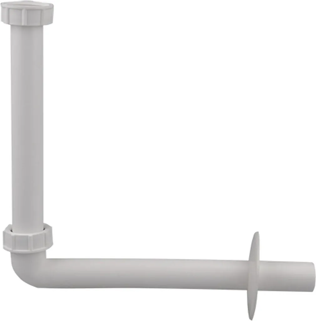 Raccordo Sifone HL134.1K Bianco HL DN32 x 1 1/4" per Bagno DIY
