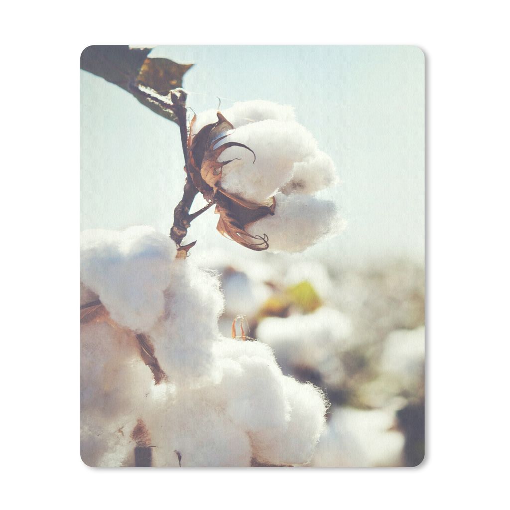 MuchoWow Mauspad Mousepad Pflanzen - Blume - Zweig - Natur 30x40 cm - Mousepads - Maus Mat - Pad - Mausunterlage - Mausmatten