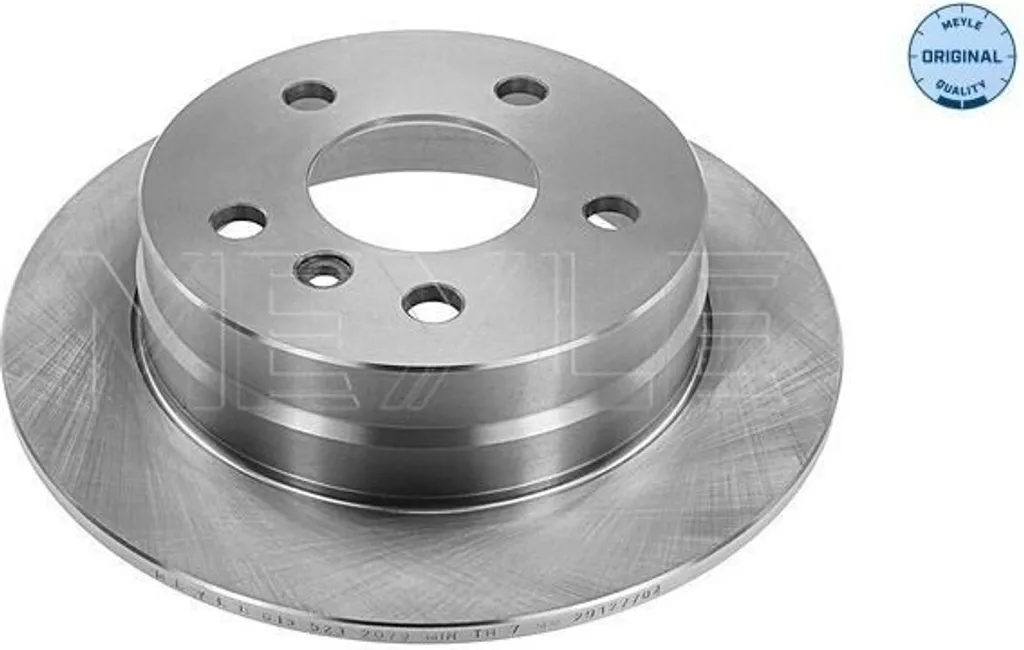 Éliminez les vibrations : Disque de frein arrière pour Mercedes W169