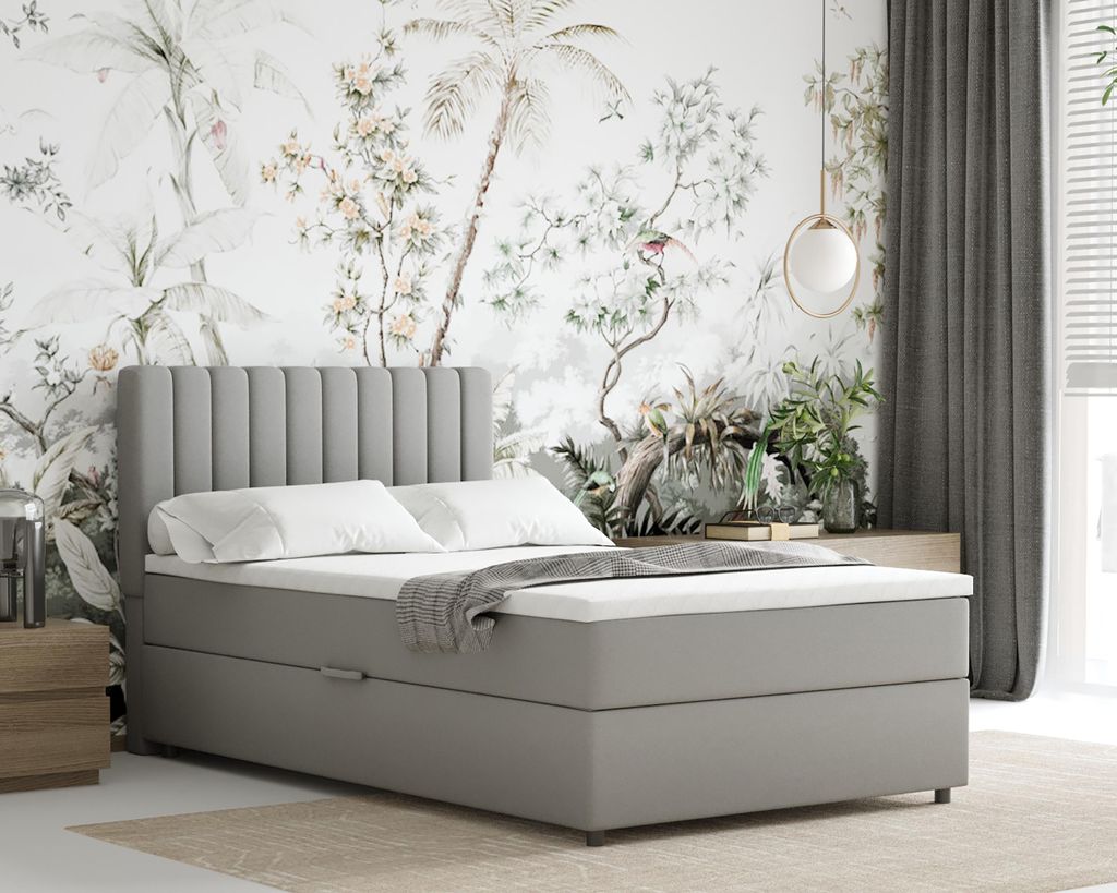 Boxspringbett 120x200 EVEREST, mit Topper, mit Bettkästen,  Produktbild 