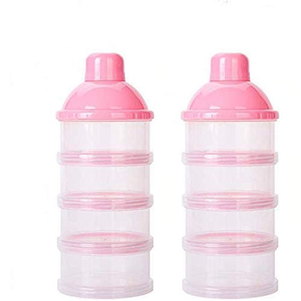 Milchpulver Portionierer BPA-frei Baby Essen Aufbewahrungsbox 3 Fächer Blau 