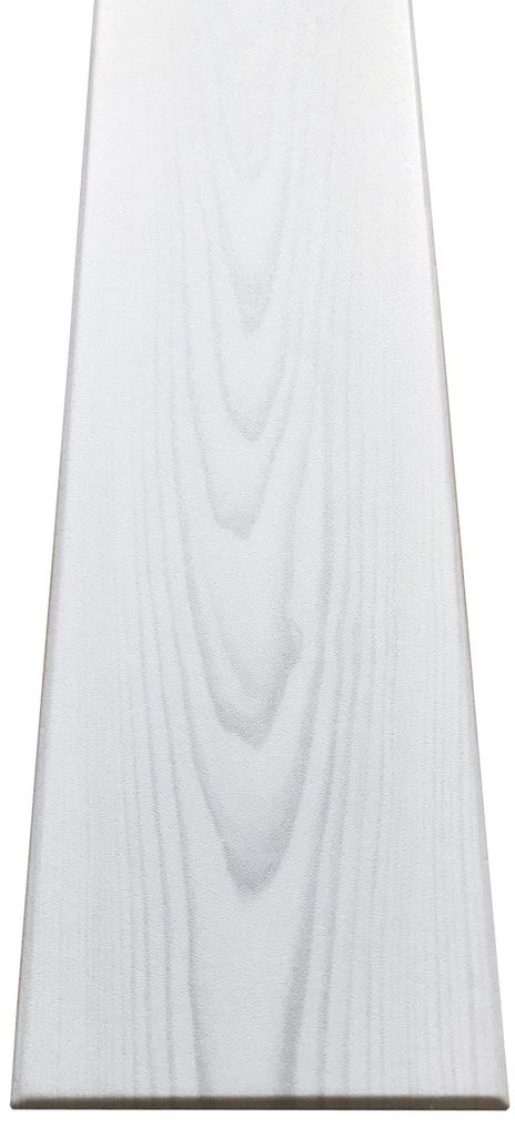 A single, long, rectangular panel with a wood grain texture, presented vertically against a white background.