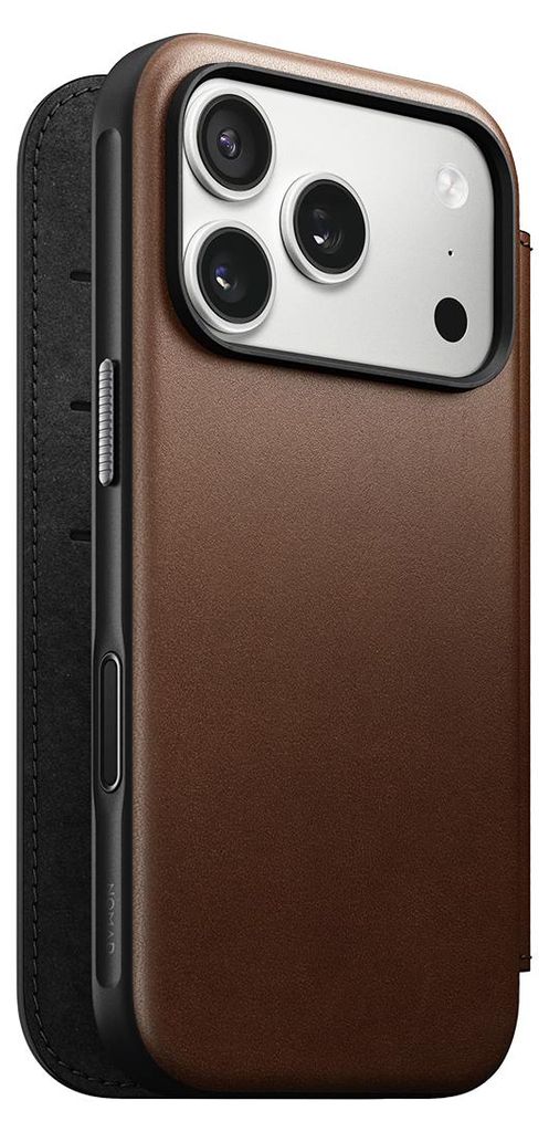 Nomad Modern Leather Folio, marrone - iPhone 17 Pro Immagine del prodotto 