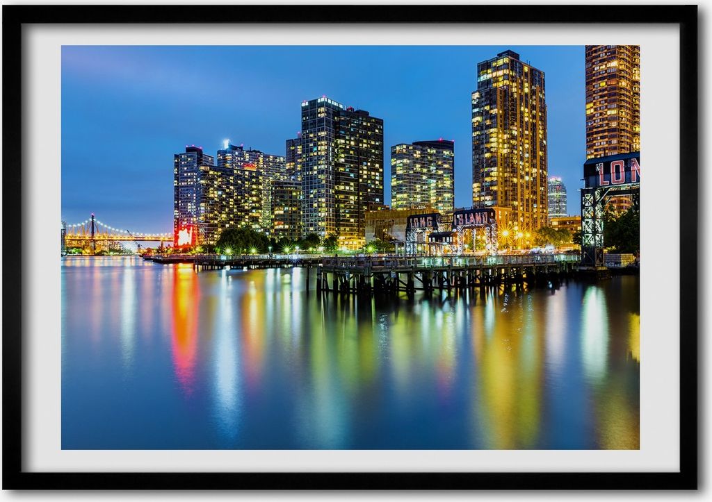 Bild - Bilderrahmen - 100 cm x 70 cm - MDF - Rahmen - Foto Produktbild 