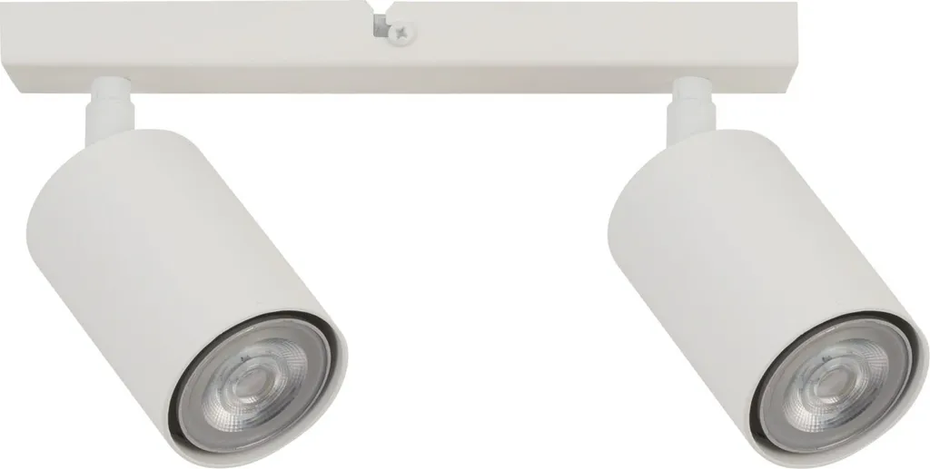 Spot de plafond blanc 2 lumières Sigma Lighting Zoom pour salon moderne