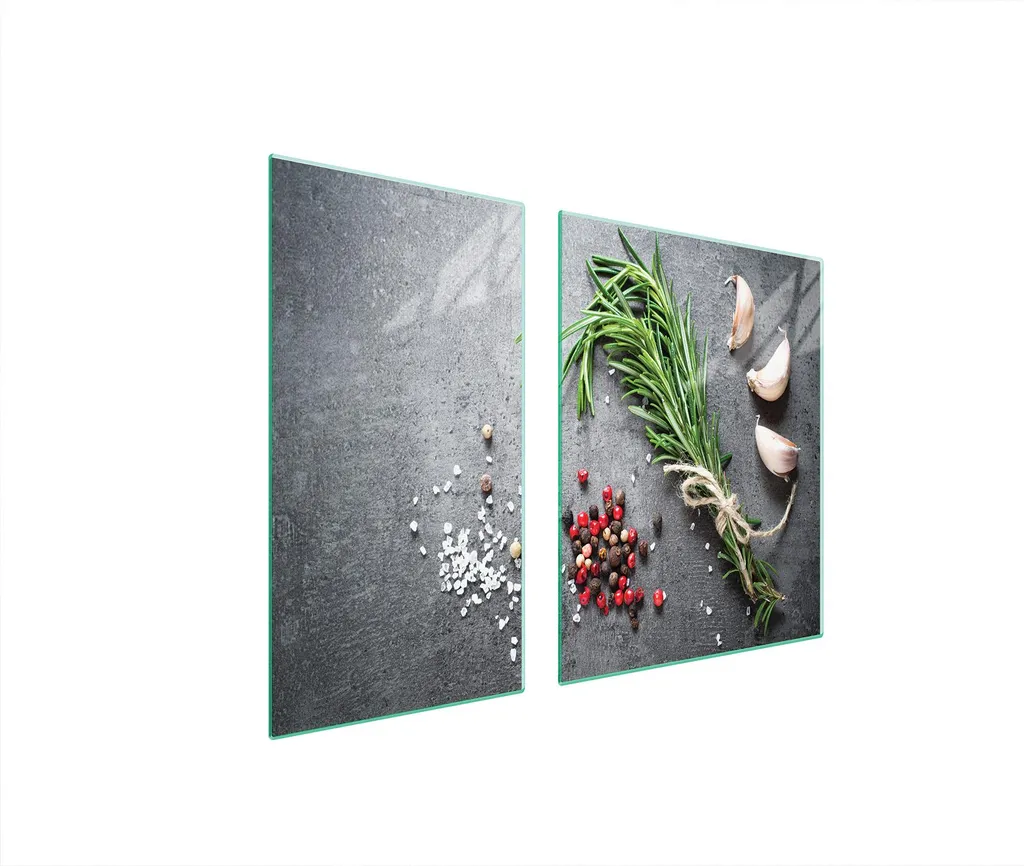 Coprifornelli Vetro Temperato 90x52 Ardesia | Tagliere Extra Large