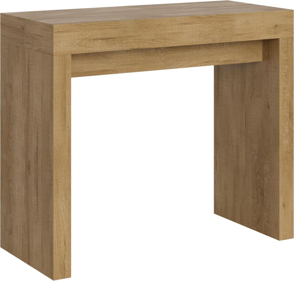 ITAMOBY - Konsola rozkładana 90x40/196 cm Roxell Small Dąb Zdjęcie produktu 