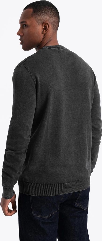 Ombre Clothing Klassischer Pullover für Männer Anaiel schwarz S