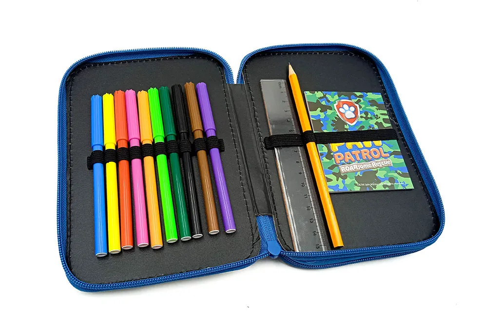 Astuccio Paw Patrol 2 Zip Pieno | Regalo Scuola Originale per Bambini - 4