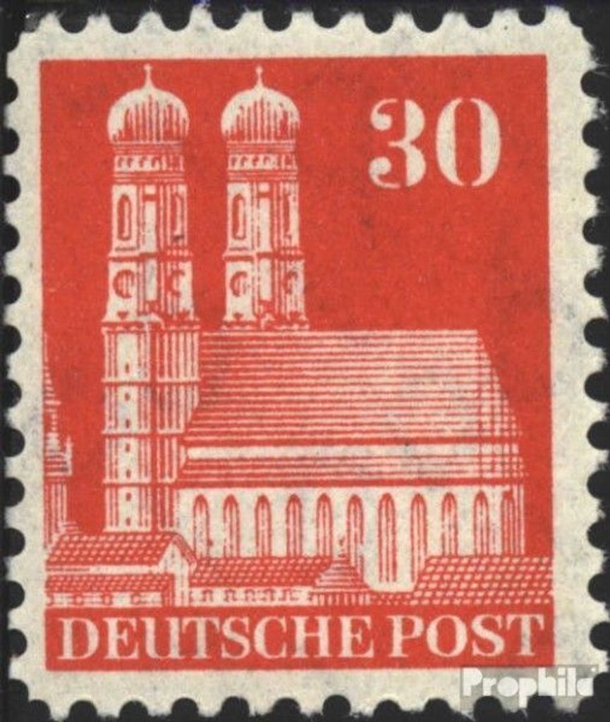 Briefmarken Bizone (Alliierte Besetzung) 1948 Mi 88X B postfrisch Bauten