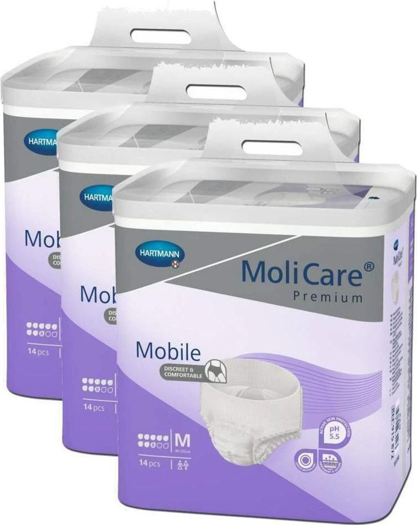 HARTMANN MoliCare Premium Mobile 8 Tropfen Karton Größe M Produktbild 