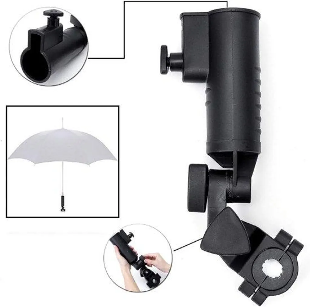 Porte-parapluie pour fauteuil roulant : fini d'être mouillé en sortant