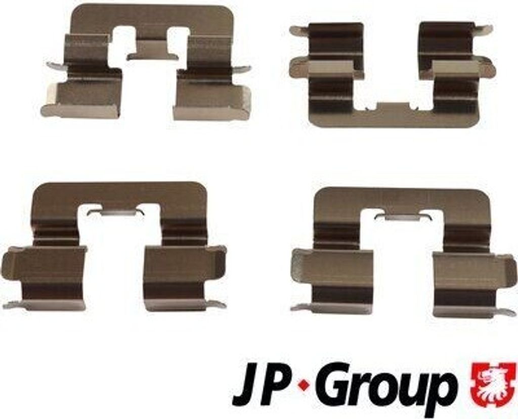 JP GROUP 4864004010 Zubehörsatz Scheibenbremsbelag Hinten für TOYOTA COROLLA Verso (ZER, ZZE12, R1) COROLLA (ZZE12, NDE12, ZDE12) COROLLA Kombi