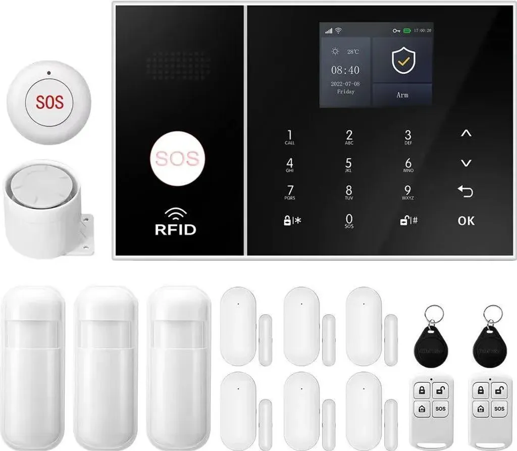 Sistema Antifurto WiFi GSM 2G Kit D | Configurazione Smart Life