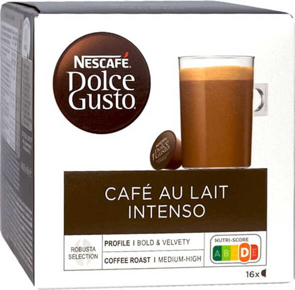 Nescafé Dolce Gusto Café au lait intenso, Kapsułka kawy, Zdjęcie produktu 