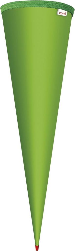 Schultüten-Rohling zum Basteln grün - 70 cm rund - mit Produktbild 