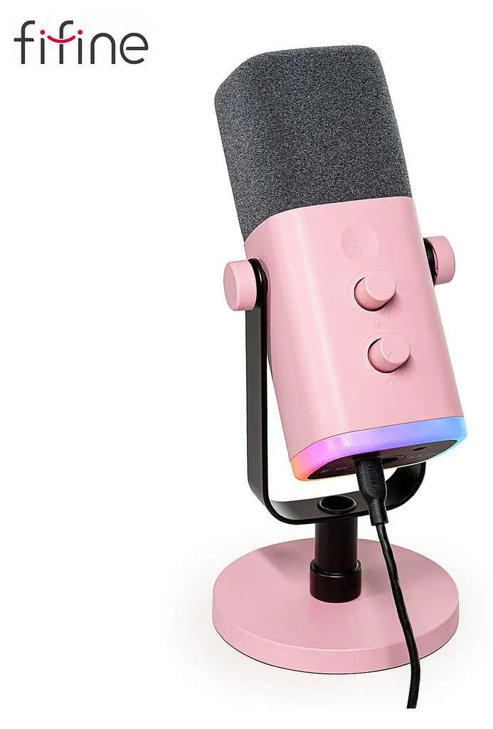 Microphone Gaming RGB Dynamique pour Podcast et Streaming sur PC Mac