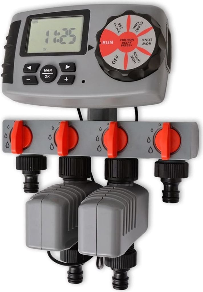 Best Möbel Automatischer Bewässerungs-Timer mit 4 Stationen 3 V - Garten & Heimwerken Cloris Neu5726544 1parcel