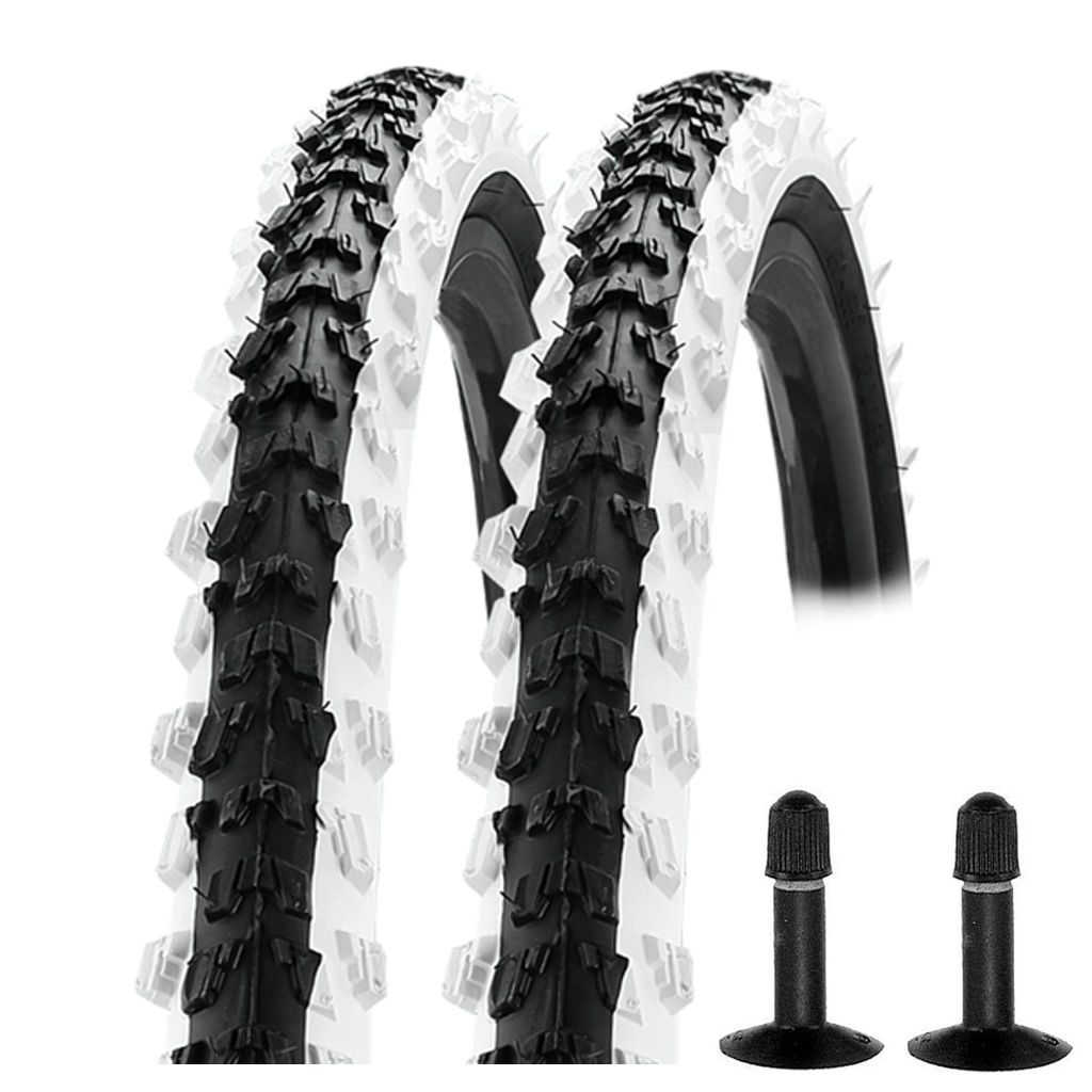 2 Stück Kenda MTB Reifen schwarz/weiß 24x1.95 (50-507) mit Produktbild 