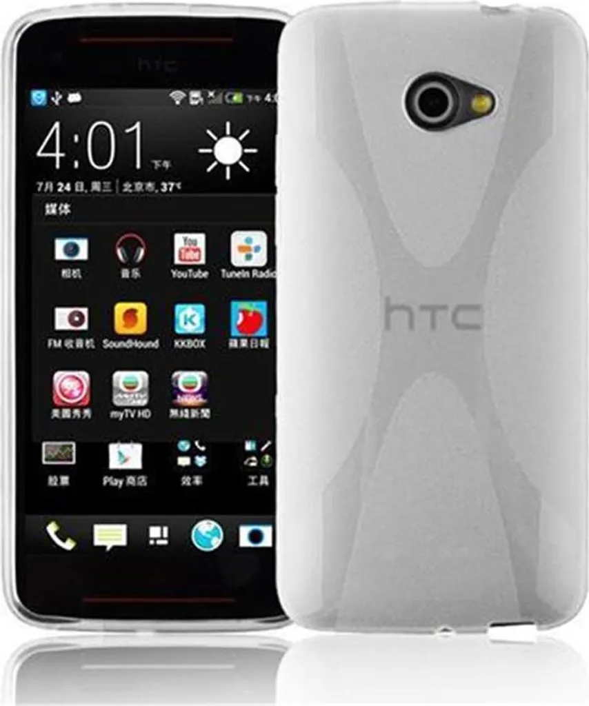 Cadorabo Cover HTC Butterfly S - Trasparenza e Protezione in Silicone