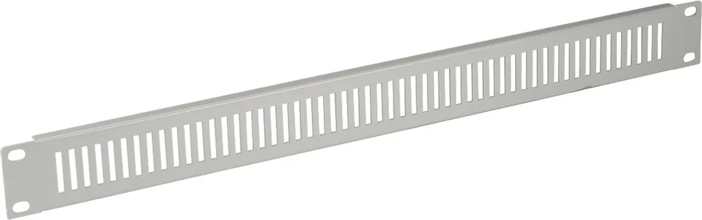 Panneau d'Obturation 2U Perforé pour Baie 19 Pouces Gris RAL 7035 EFB