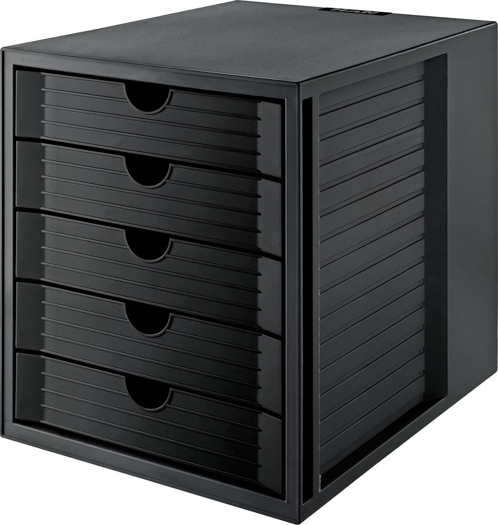 HAN Schubladenbox KARMA 5 Schübe Gehäuse: schwarz Produktbild 