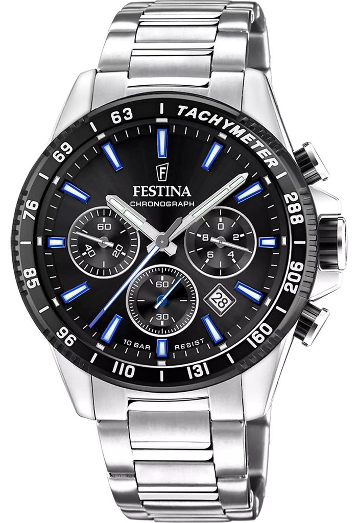 Festina Chronographen TIMELESS CHRONOGRAPH Black - Blue Produktbild 