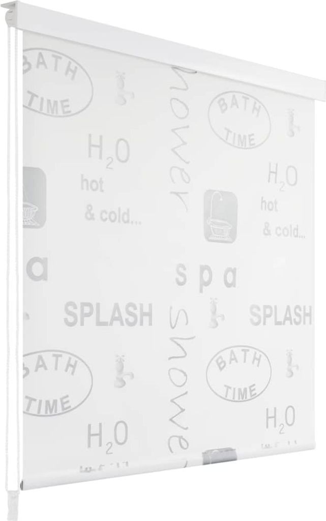 vidaXL Duschrollo 100x240 cm Splash-Design Produktbild 