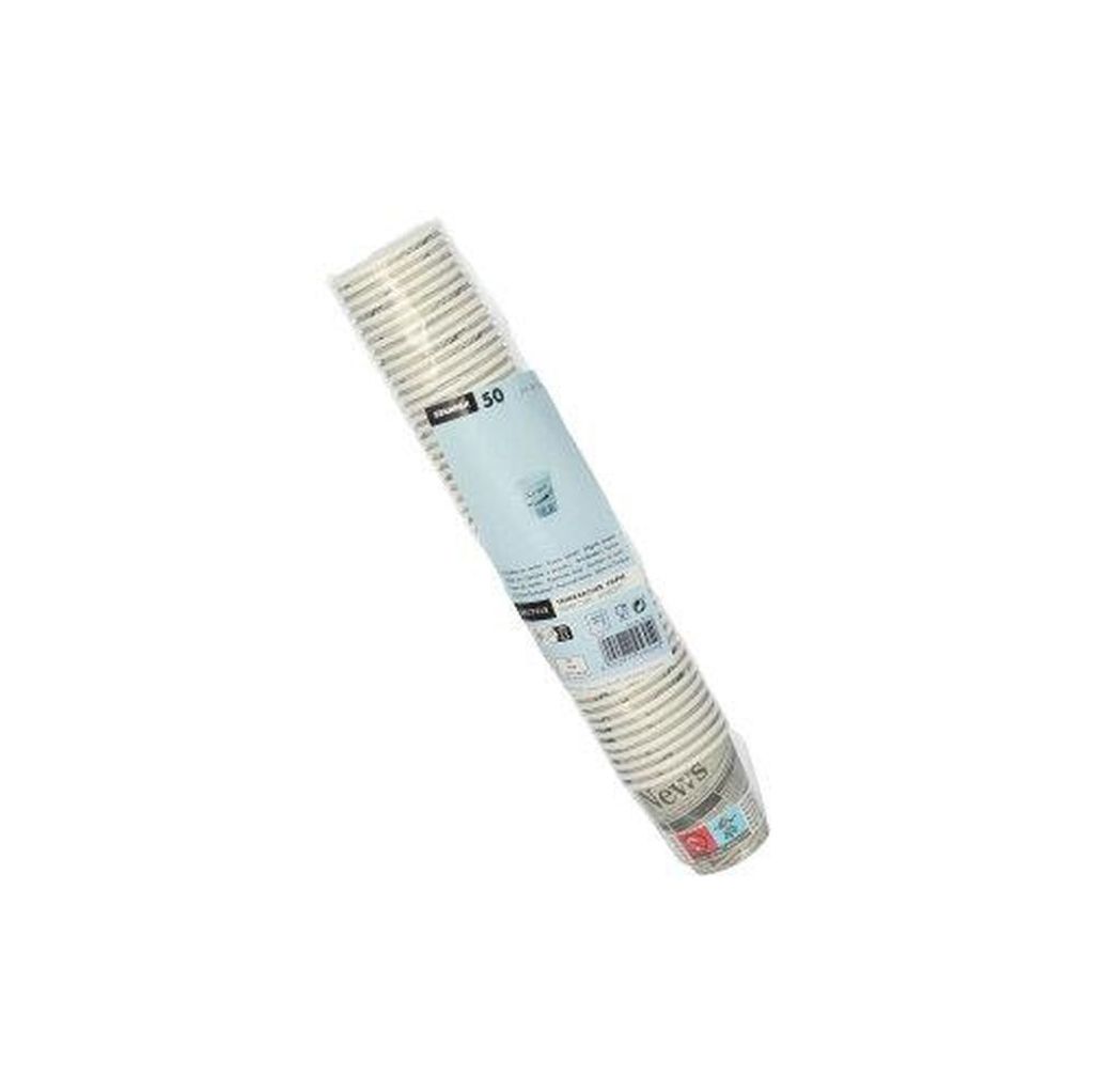 Trinkbecher Pappe To-Go 5 cl, Ø 5 cm, weiß – 1000 Stück Newsprint, -