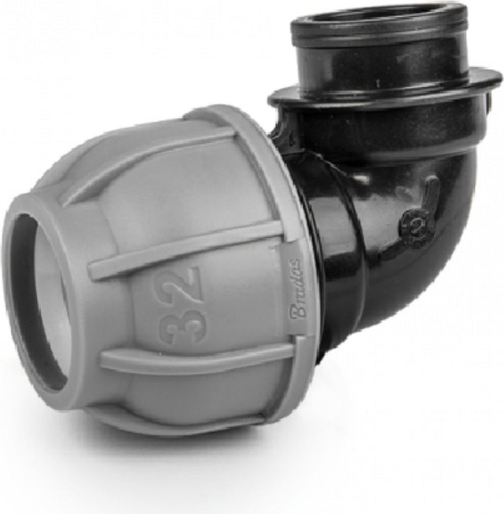 Coude PE 90° pour tuyaux 25mm femelle 3/4" Bradas Image du produit 