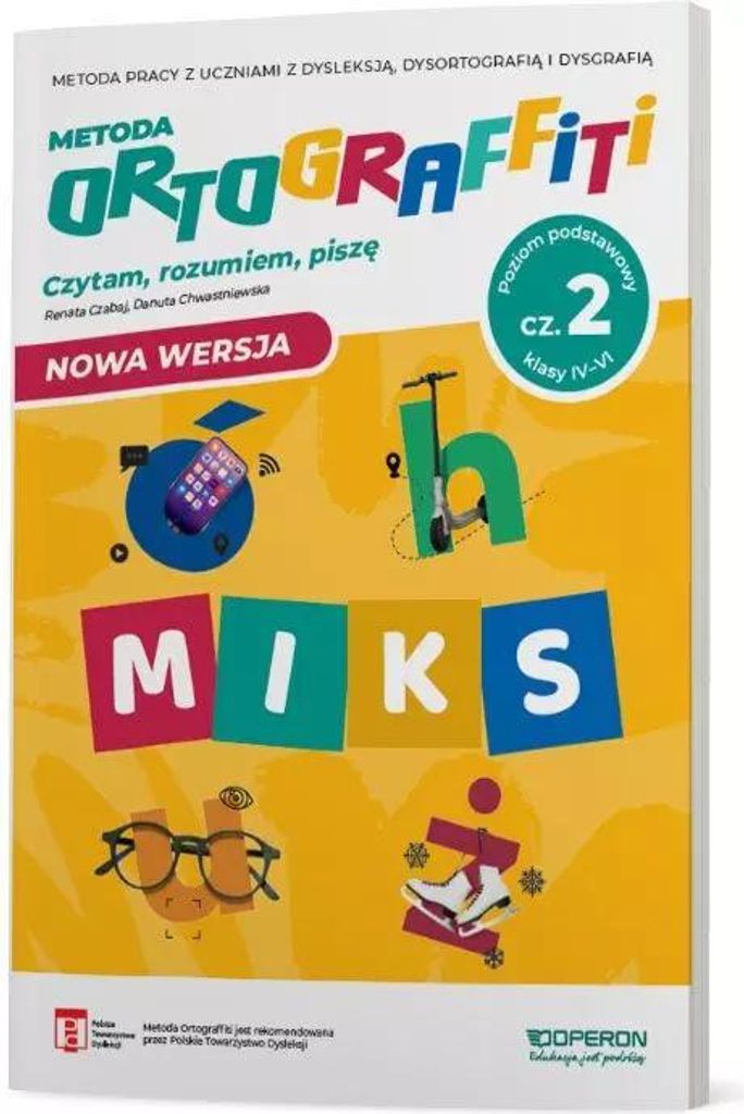 Ortograffiti. Miks. Poziom podstawowy. Część 2. Klasy 4-6. Szkoła podstawowa
