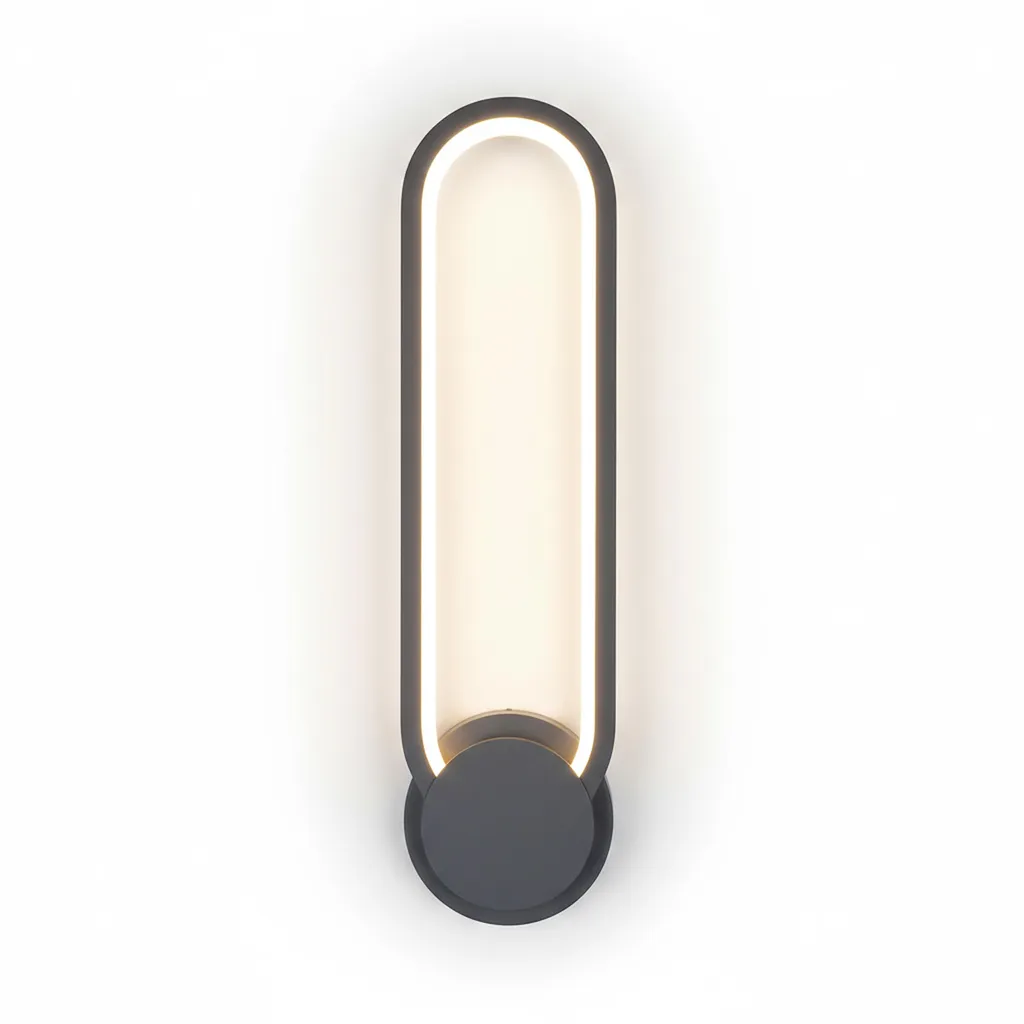 Lampada Parete LED ALWAYS-W 12W 4000K Nero | Applique 700 Lumen Interni