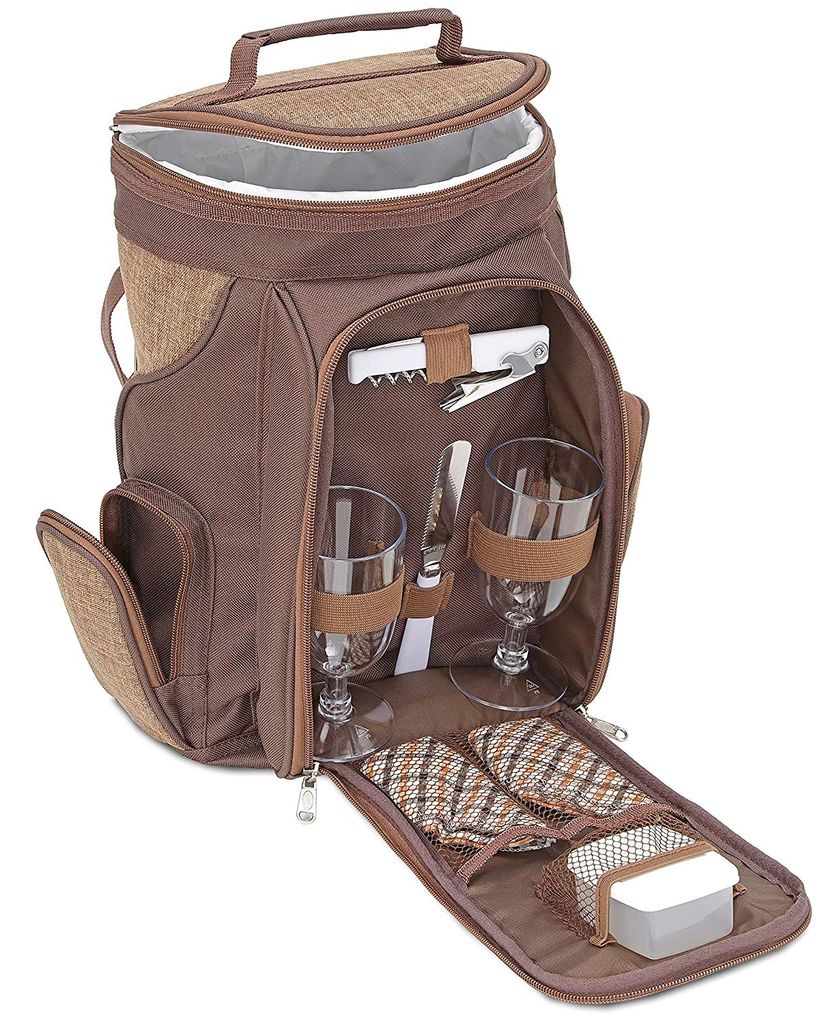 32L Sac Isotherme Pliable pour 4 Personnes Isotherme Panier de Pique