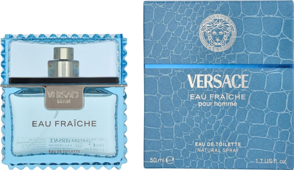 Versace Man Eau Fraiche, Männer, 50 ml, Spray, 1 Stück(e) Produktbild 