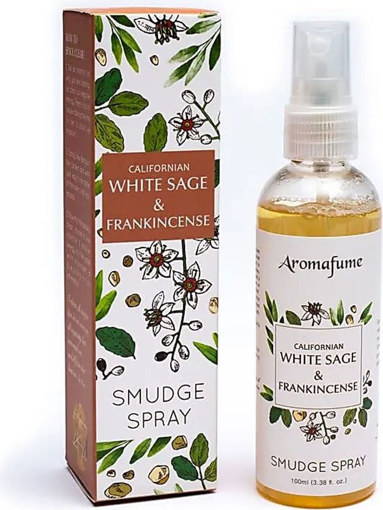 Räucherspray, Aromafume aus weißem Salbei und Weihrauch – Produktbild 