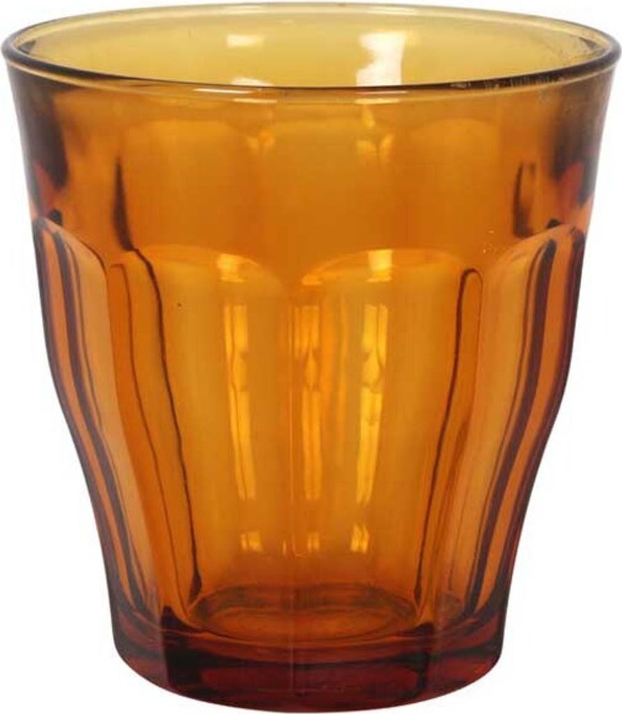 6x Ambra 250ml Picardie Glass Tumbler - Bicchiere in vetro Immagine del prodotto 
