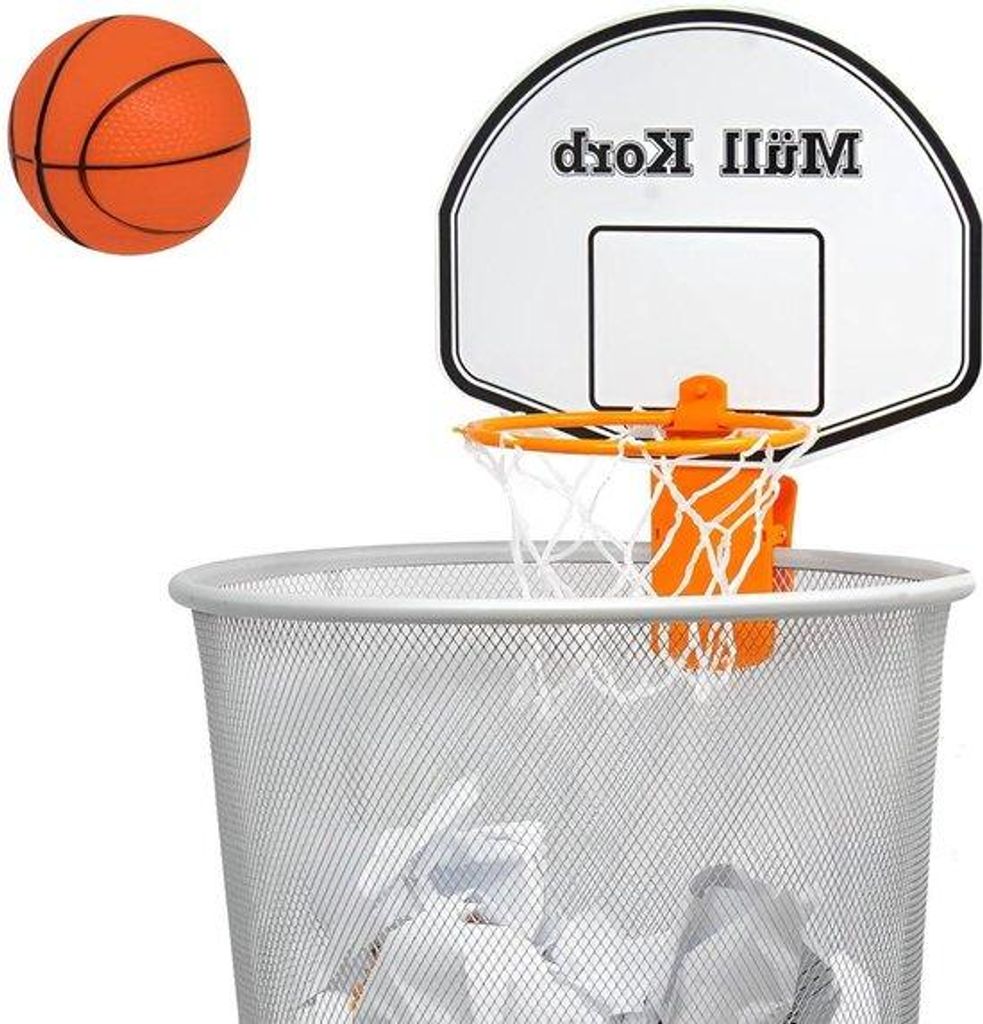 Mini Basketball-Hoop für Mülltonne - kleine Ball - Büro und Haushalts-Spielzeug