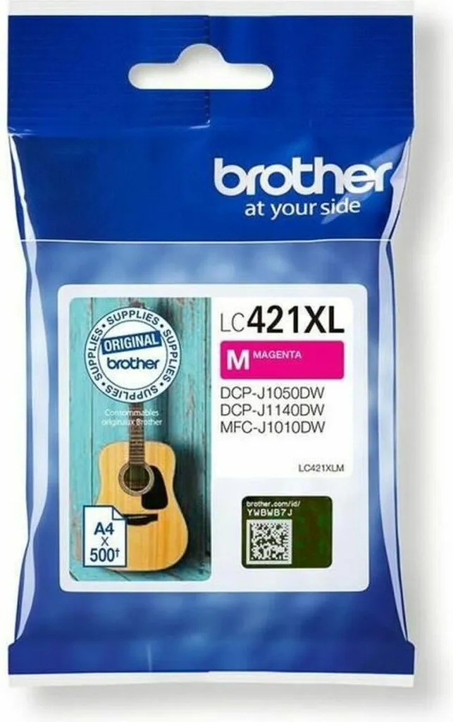 Brother LC421XLM Magenta: Inchiostro Originale High Yield Sostenibile