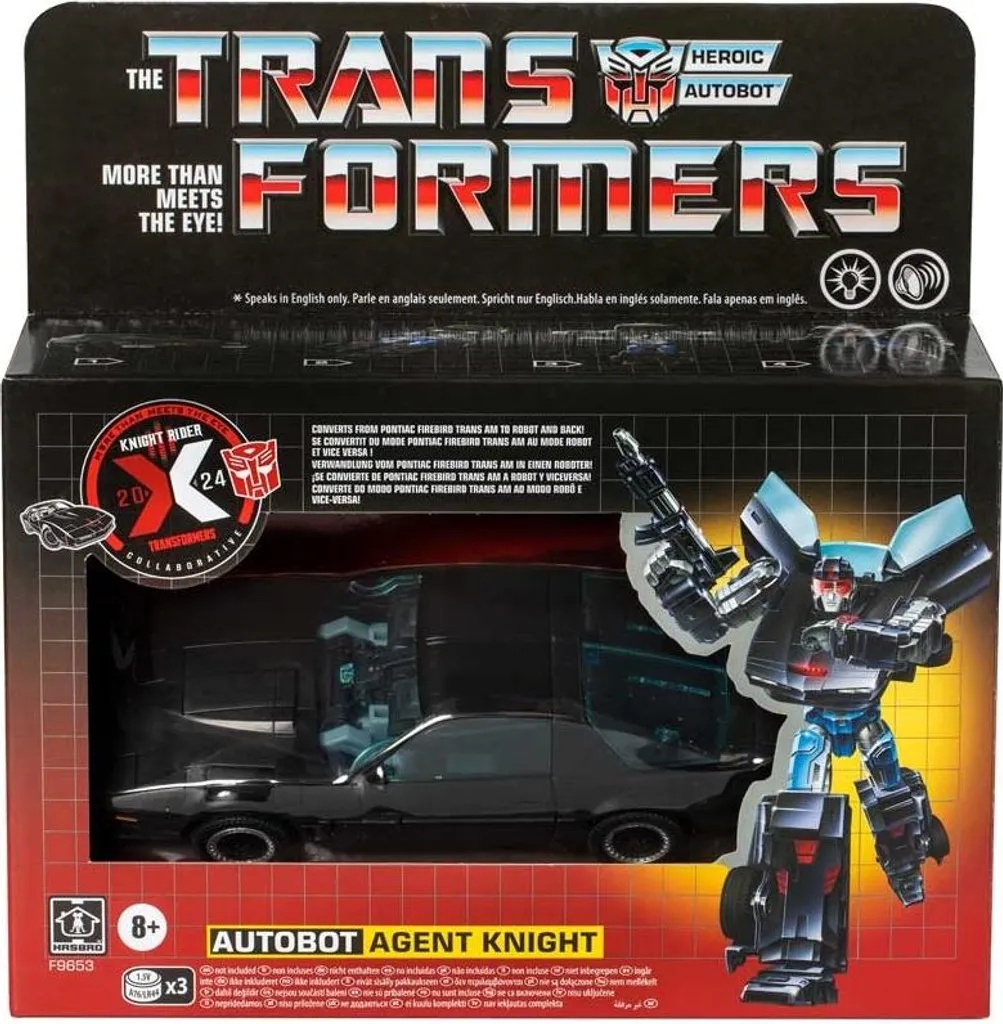 Autobot Agent Knight Knight Rider Transformers Figurine de Collection