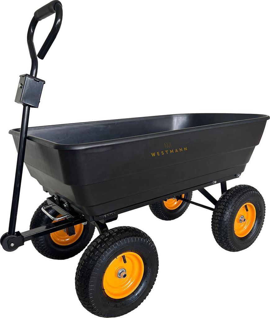 Westmann Prakta M Kunststoff Gartenwagen mit Kippfunktion